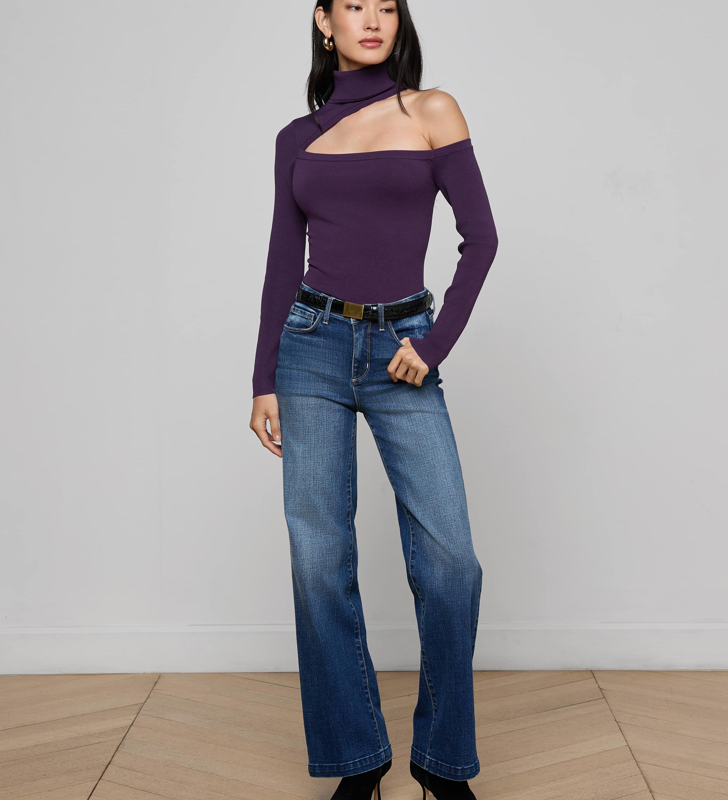 L'AGENCE - Azia Cutout Knit Top