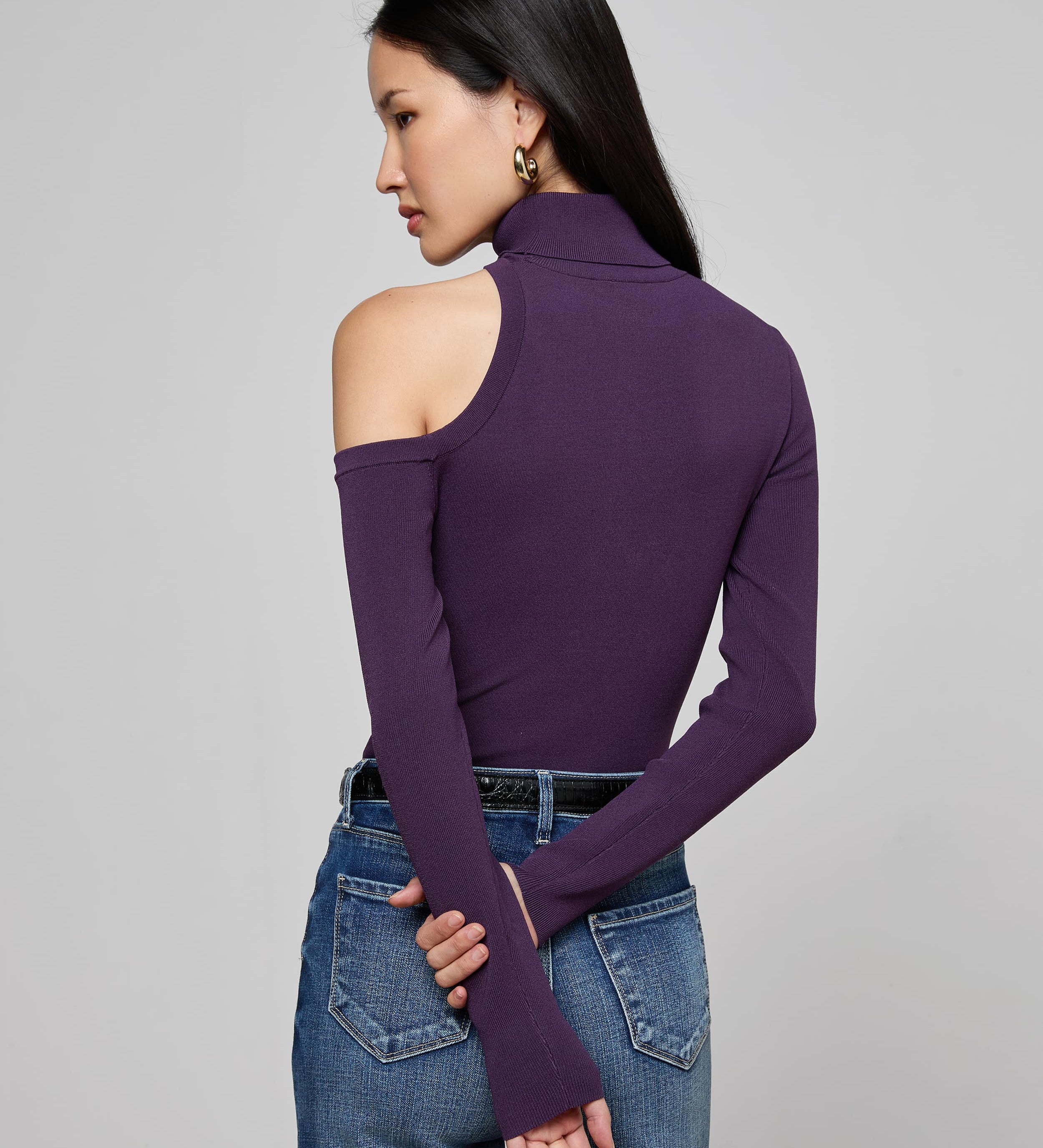 L'AGENCE - Azia Cutout Knit Top