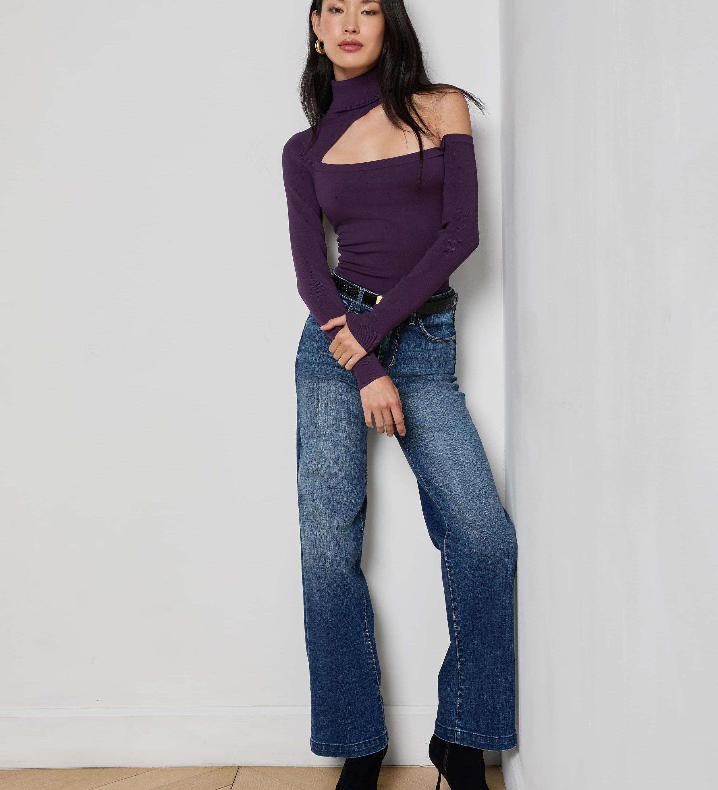 L'AGENCE - Azia Cutout Knit Top