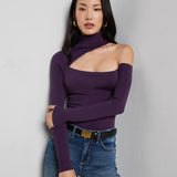 L'AGENCE - Azia Cutout Knit Top