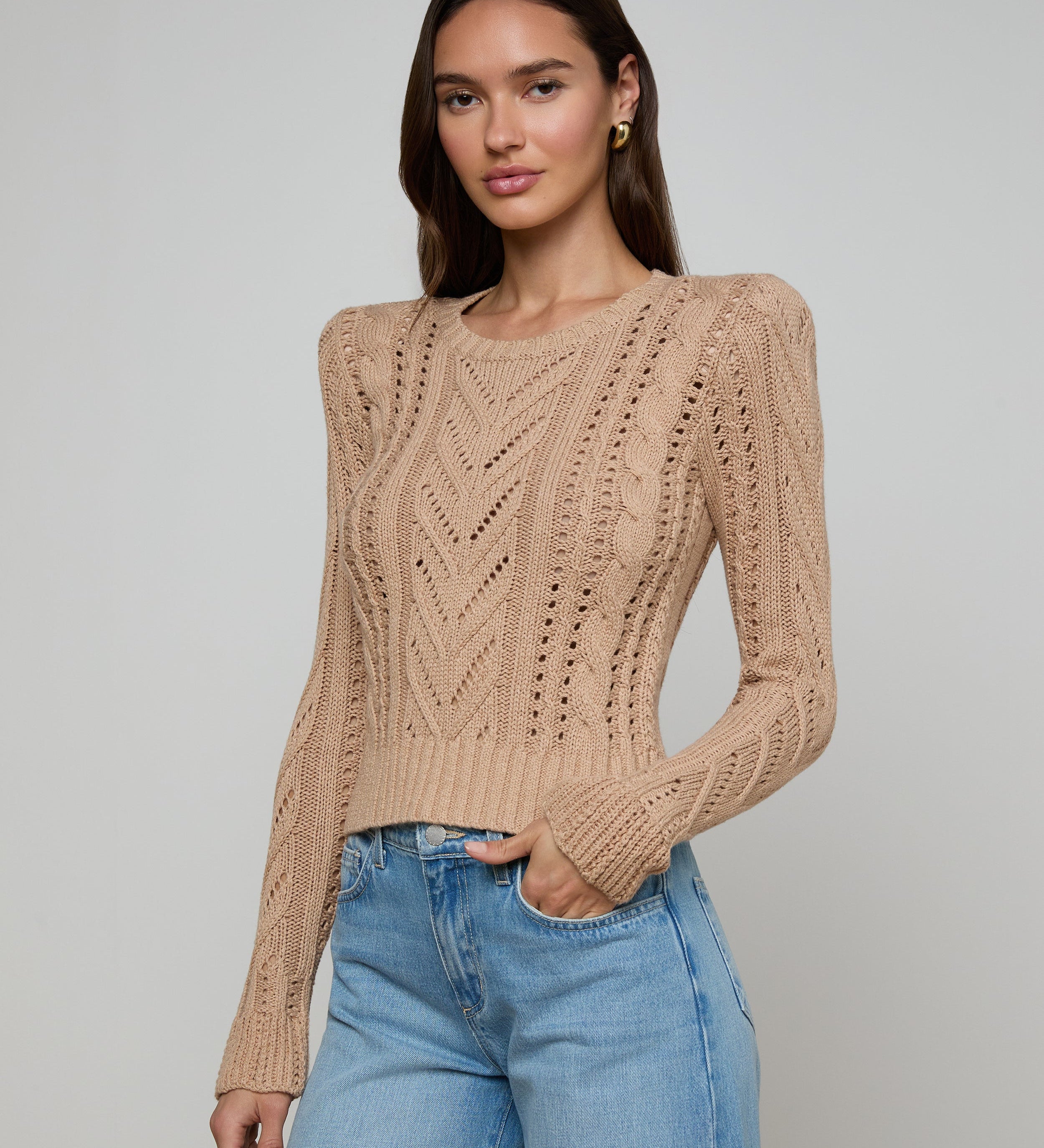 L'AGENCE - Mio Cabled Pullover
