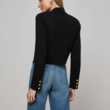 L'AGENCE - Elio Cropped Knit Blazer