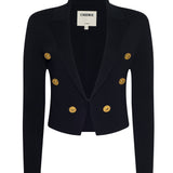 L'AGENCE - Elio Cropped Knit Blazer