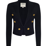 L'AGENCE - Elio Cropped Knit Blazer