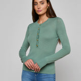 L'AGENCE - Ronda Knit Henley Top