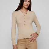 L'AGENCE - Ronda Knit Henley Top