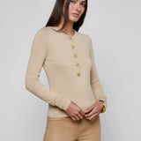L'AGENCE - Ronda Knit Henley Top