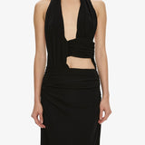Christopher Esber - Draped Cummerbund Jersey Dress