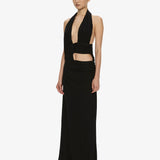 Christopher Esber - Draped Cummerbund Jersey Dress