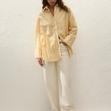 Faithfull - Clemente Shirt Orozco Stripe Mustard