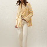 Faithfull - Clemente Shirt Orozco Stripe Mustard