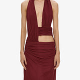 Christopher Esber - Draped Cummerbund Jersey Dress