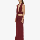 Christopher Esber - Draped Cummerbund Jersey Dress