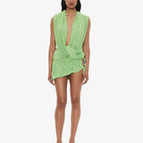 Christopher Esber - Beach Glass Bubble Mini Skirt