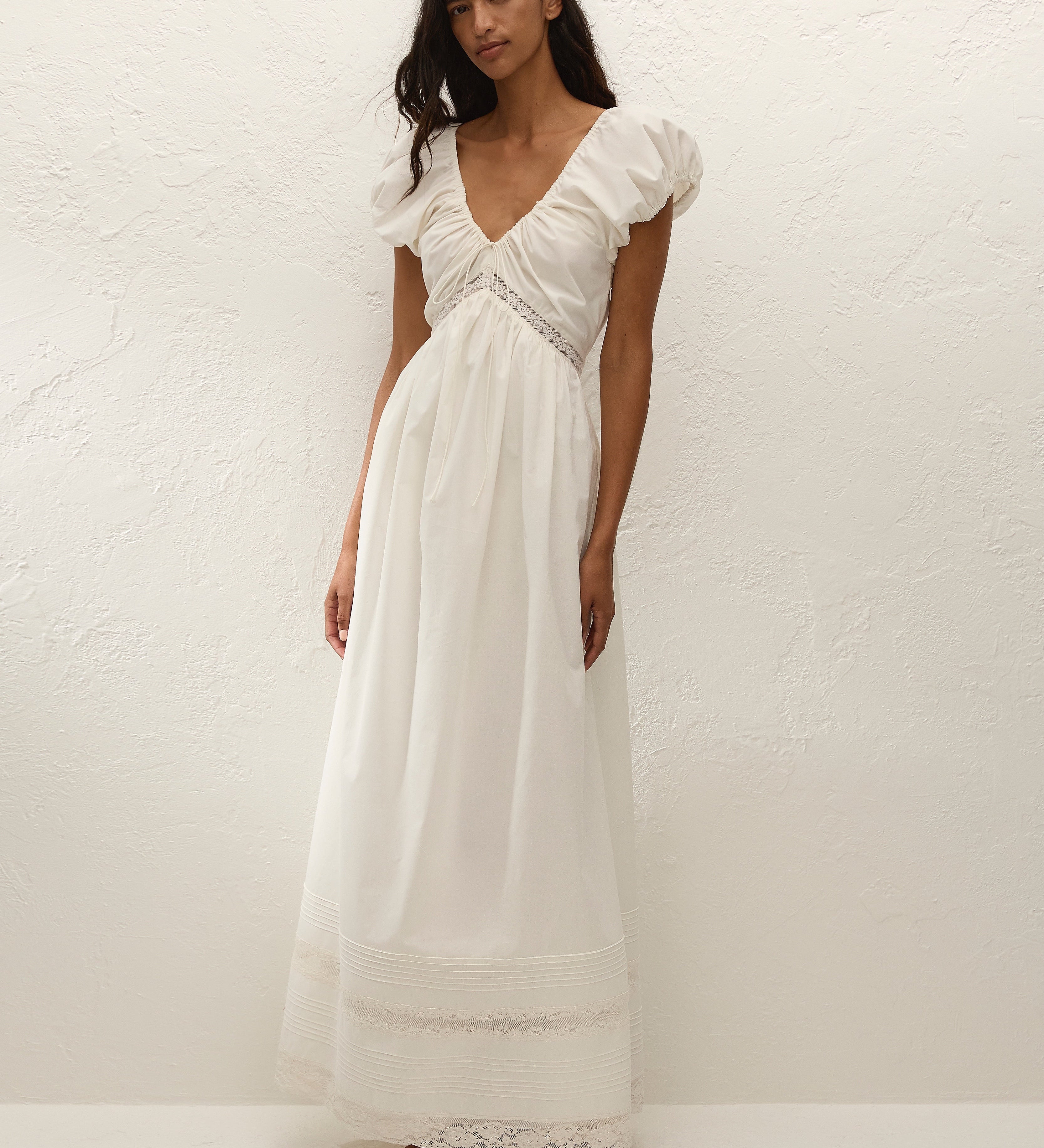 Faithfull - Elodia Maxi Dress Mila Lace Ivory