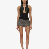 Christopher Esber - Warped Herringbone Tailored Short