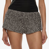 Christopher Esber - Warped Herringbone Tailored Short