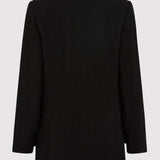 St. Agni - Linen Split Sleeve Blazer - Black