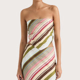 Faithfull - Antibes Strapless Top Meleu Stripe Multi