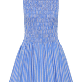 Faithfull - Carina Mini Dress Joao Stripe Azulejo Blue