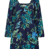 Faithfull - Amias Mini Dress Escala Floral Navy - Final Sale