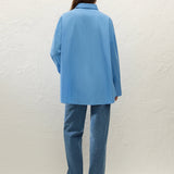 Faithfull - Clemente Shirt Mico Pinstripe Azul