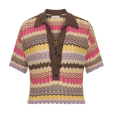 Faithfull - Raya Polo Top Perla Stripe