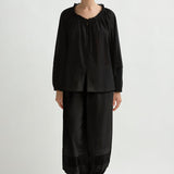 Posse - PEARL BLOUSE - BLACK