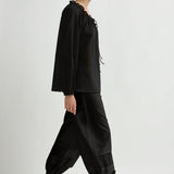 Posse - PEARL BLOUSE - BLACK