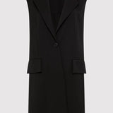 St. Agni - Sleeveless Tailored Blazer - Black