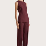 Faithfull - Emilie Trouser Bordeaux - Final Sale