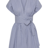 Faithfull - Lova Mini Dress Helle Stripe Vintage Navy