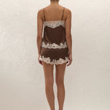 Faithfull - Marisol Short Chocolate Lace