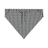 Faithfull - Lucia Head Scarf Black Textured Gingham