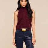 L'AGENCE - Bellini Cable - Knit Top