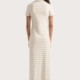 Faithfull - Tiesse Maxi Dress Cream Stripe - Final Sale