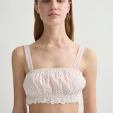 Posse - MARLOWE TOP - CREAM & RED POLKA DOT