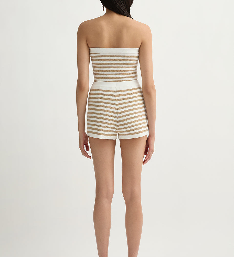 Posse - ARI SHORT - TAN STRIPE