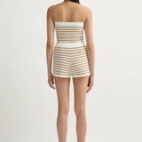 Posse - ARI SHORT - TAN STRIPE