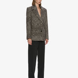 Christopher Esber - Warped Herringbone Peacoat