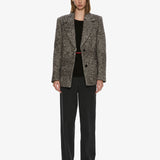 Christopher Esber - Warped Herringbone Peacoat