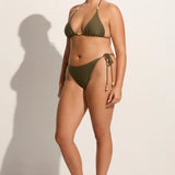 Faithfull - Ada Bikini Bottoms Khaki - Final Sale