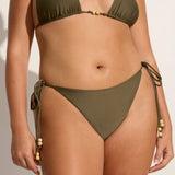 Faithfull - Ada Bikini Bottoms Khaki - Final Sale