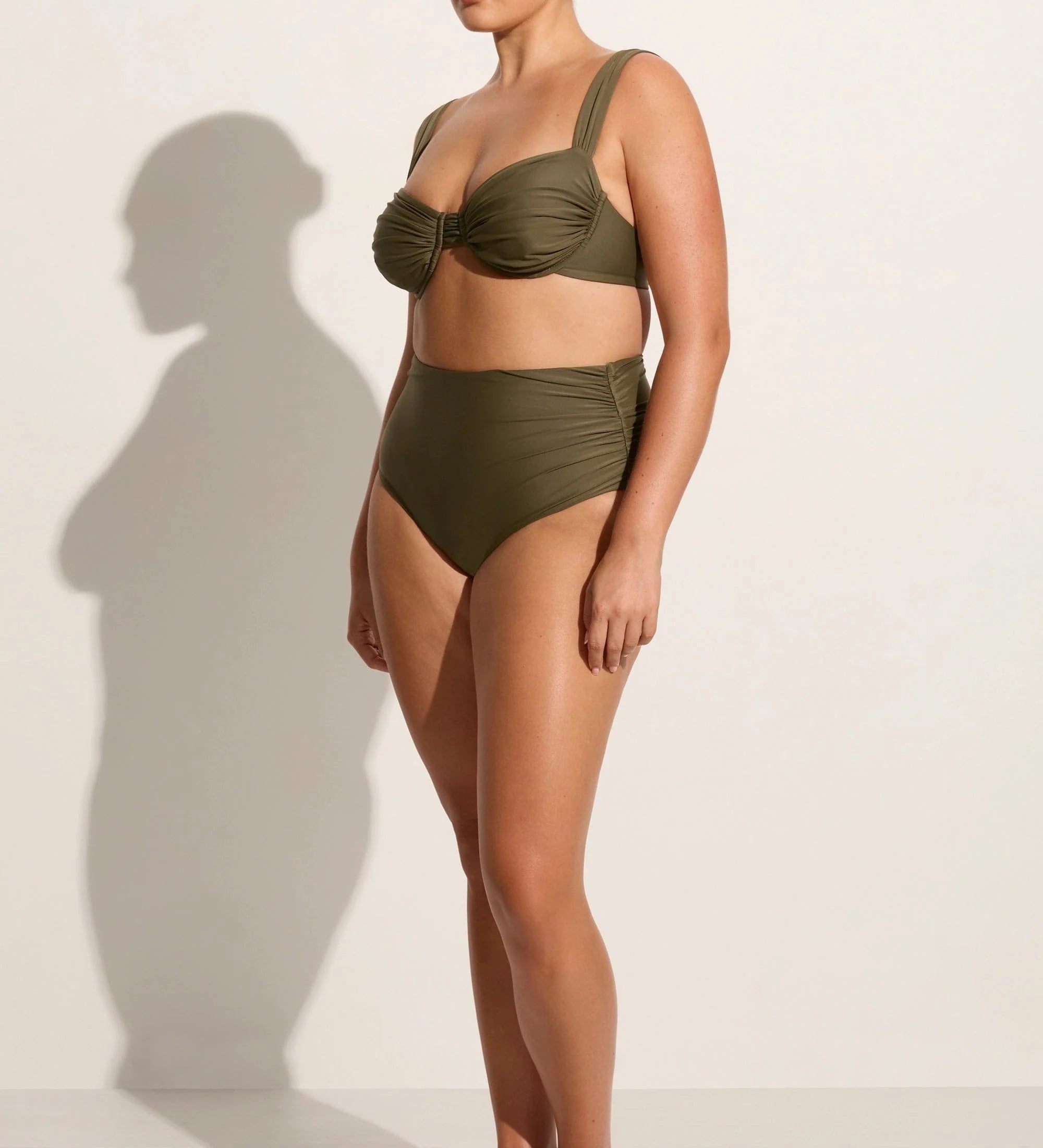 Faithfull - Bianca Bikini Bottoms Khaki - Final Sale