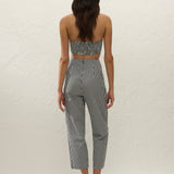 Faithfull - Claudine Pant Black Textured Gingham