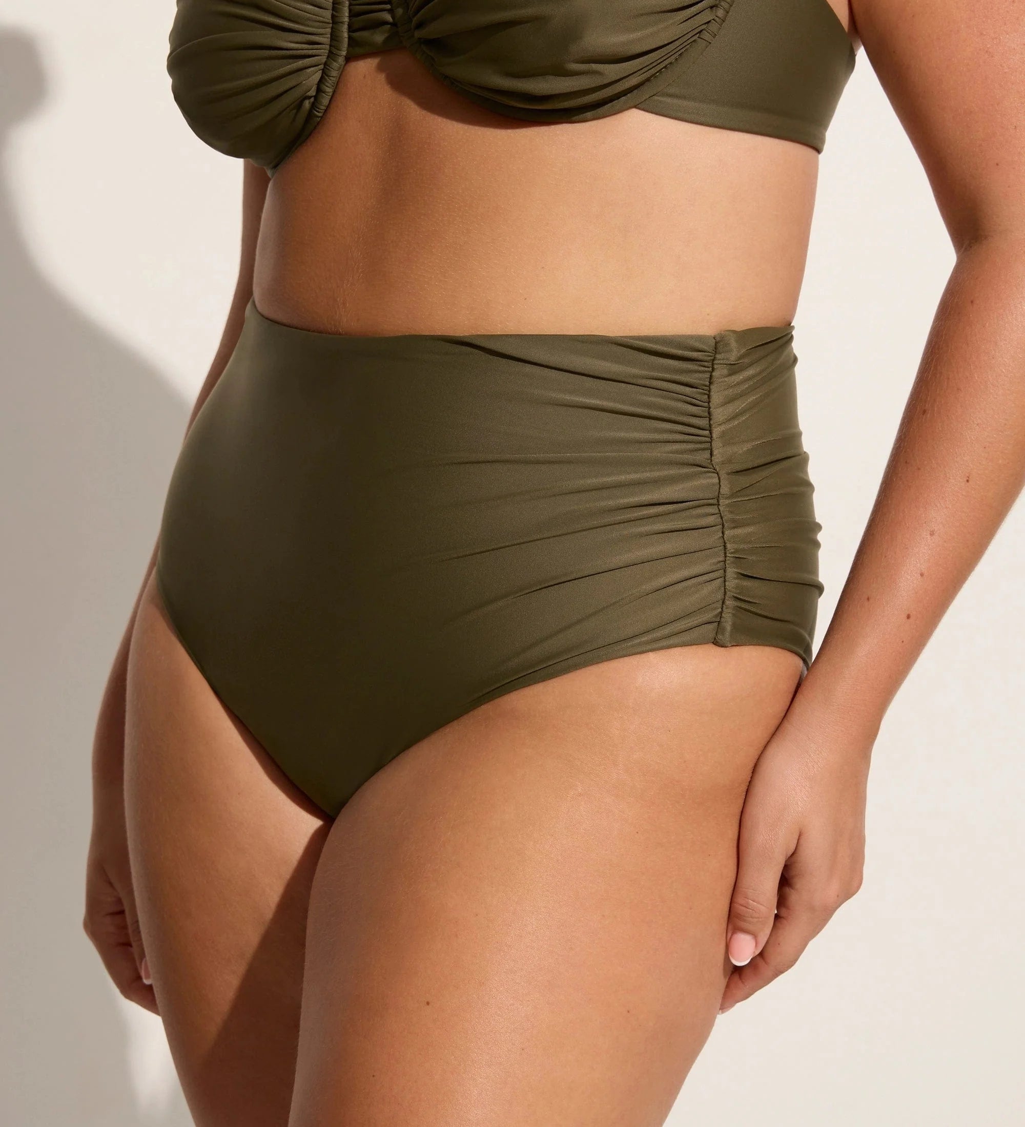 Faithfull - Bianca Bikini Bottoms Khaki - Final Sale