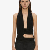 Christopher Esber - Draped Cummerbund Jersey Top