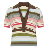 Faithfull - Sable Polo Shirt Meleu Stripe Multi