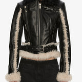 Christopher Esber - Tyler Shearling Biker Jacket