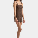 Faithfull - Lila Mini Short Bistre - Final Sale